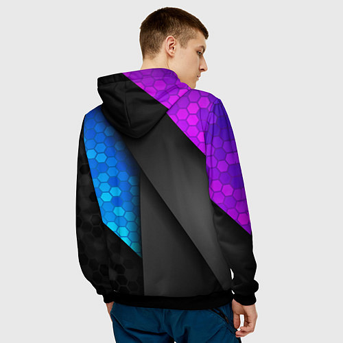 Мужская толстовка Need for Speed / 3D-Черный – фото 4