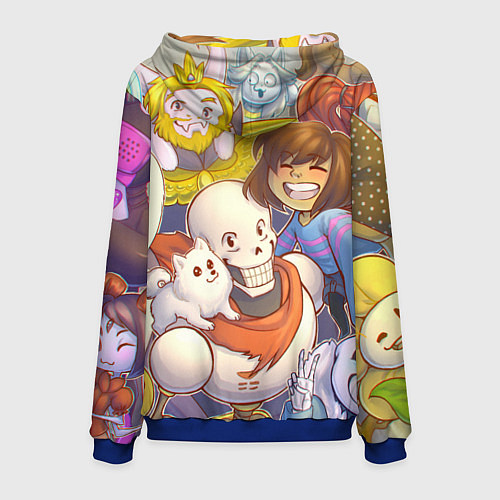 Мужская толстовка UNDERTALE / 3D-Синий – фото 2