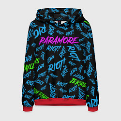 Толстовка-худи мужская Paramore RIOT!, цвет: 3D-красный