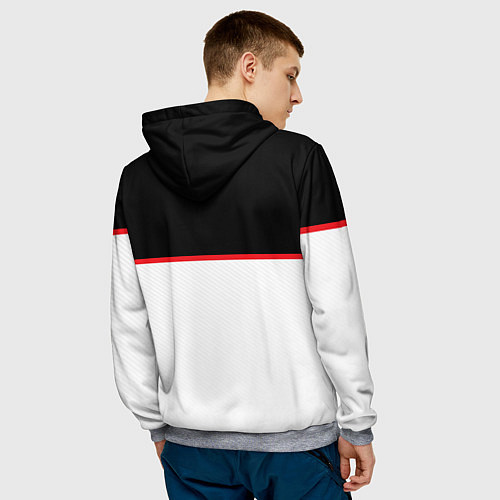 Мужская толстовка AUDI SPORT / 3D-Меланж – фото 4