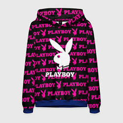 Толстовка-худи мужская PLAYBOY, цвет: 3D-синий