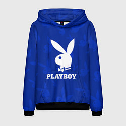 Толстовка-худи мужская PLAYBOY, цвет: 3D-черный