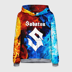 Толстовка-худи мужская SABATON, цвет: 3D-меланж
