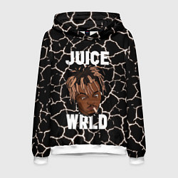 Толстовка-худи мужская Juice WRLD, цвет: 3D-белый