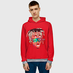 Толстовка-худи мужская Juice WRLD, цвет: 3D-меланж — фото 2