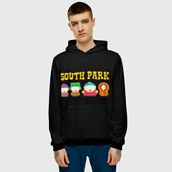 Толстовка-худи мужская South Park, цвет: 3D-черный — фото 2