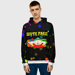 Толстовка-худи мужская South Park, цвет: 3D-белый — фото 2