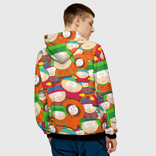 Мужская толстовка ЮЖНЫЙ ПАРК / 3D-Черный – фото 4