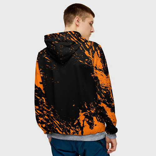 Мужская толстовка HALF-LIFE / 3D-Меланж – фото 4