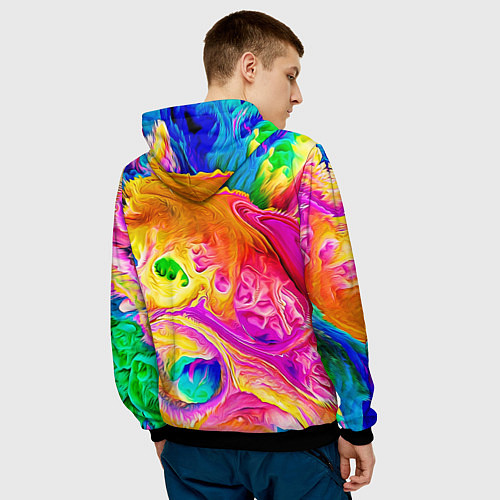 Мужская толстовка TIE DYE / 3D-Черный – фото 4