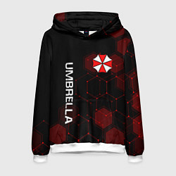 Толстовка-худи мужская UMBRELLA CORP, цвет: 3D-белый