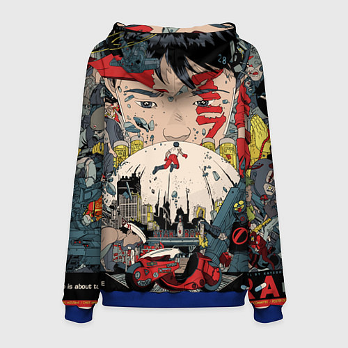 Мужская толстовка AKIRA / 3D-Синий – фото 2