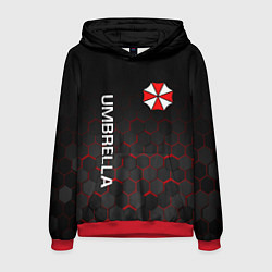 Толстовка-худи мужская UMBRELLA CORP, цвет: 3D-красный