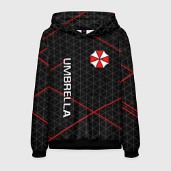 Толстовка-худи мужская UMBRELLA CORP, цвет: 3D-черный