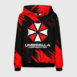 Толстовка-худи мужская Umbrella Corporation, цвет: 3D-черный