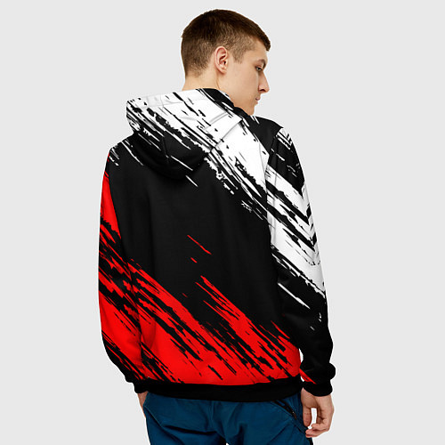 Мужская толстовка MASS EFFECT N7 / 3D-Черный – фото 4