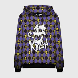 Толстовка-худи мужская KILLER QUEEN, цвет: 3D-черный