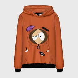 Толстовка-худи мужская South Park Dead Kenny, цвет: 3D-черный