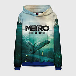 Толстовка-худи мужская METRO EXODUS, цвет: 3D-синий