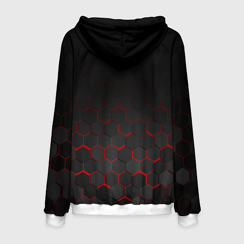 Мужская толстовка РОССИЯ / 3D-Белый – фото 2