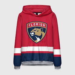 Толстовка-худи мужская Флорида Пантерз, цвет: 3D-меланж