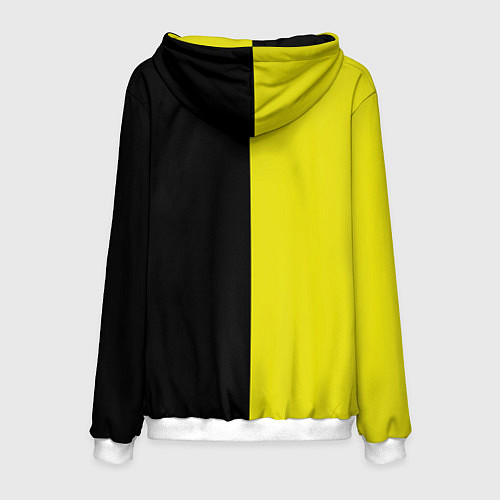 Мужская толстовка BLACK YELLOW / 3D-Белый – фото 2