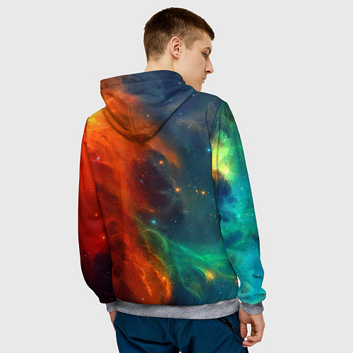 Мужская толстовка NASA / 3D-Меланж – фото 4