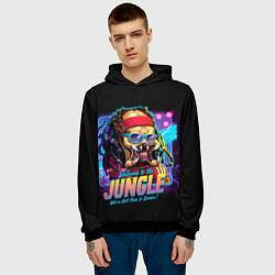 Толстовка-худи мужская PREDATOR, цвет: 3D-черный — фото 2