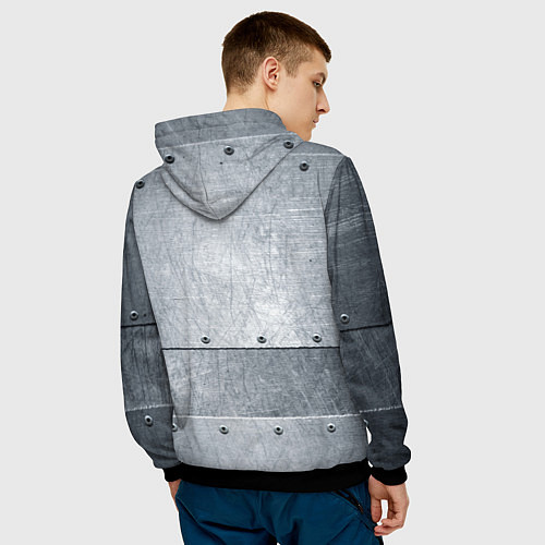 Мужская толстовка SUBARU / 3D-Черный – фото 4