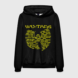 Толстовка-худи мужская WU-TANG CLAN, цвет: 3D-черный