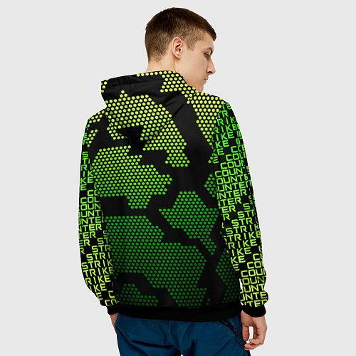 Мужская толстовка CS GO Oko / 3D-Черный – фото 4