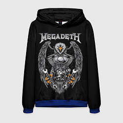 Толстовка-худи мужская Megadeth, цвет: 3D-синий