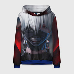 Толстовка-худи мужская TOKYO GHOUL, цвет: 3D-синий