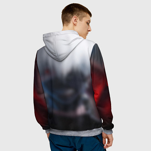 Мужская толстовка TOKYO GHOUL / 3D-Меланж – фото 4