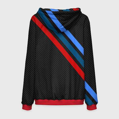 Мужская толстовка BMW CARBON / 3D-Красный – фото 2