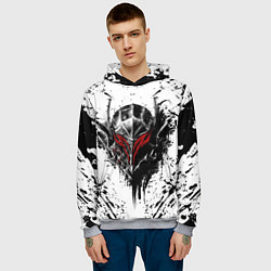 Толстовка-худи мужская BERSERK, цвет: 3D-меланж — фото 2