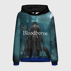 Толстовка-худи мужская Bloodborne, цвет: 3D-синий