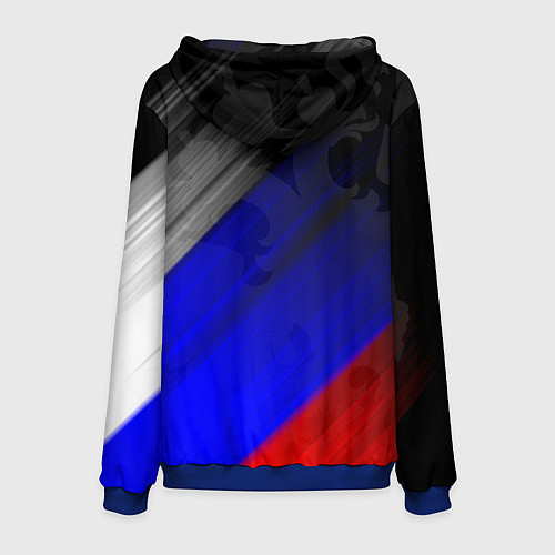 Мужская толстовка РОССИЯ / 3D-Синий – фото 2