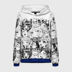 Толстовка-худи мужская AHEGAO, цвет: 3D-синий