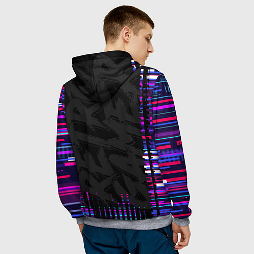 Мужская толстовка RETROGAMER3D47 / 3D-Меланж – фото 4