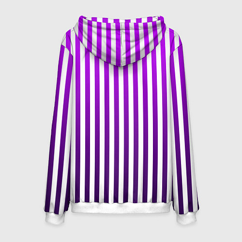 Мужская толстовка Пикси полосы / 3D-Белый – фото 2