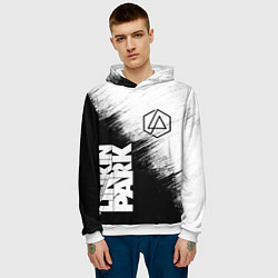 Толстовка-худи мужская LINKIN PARK 3, цвет: 3D-белый — фото 2