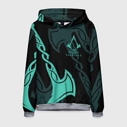 Толстовка-худи мужская ASSASSINS CREED VALHALLA, цвет: 3D-меланж