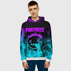 Толстовка-худи мужская FORTNITE X TRAVIS SCOTT, цвет: 3D-белый — фото 2