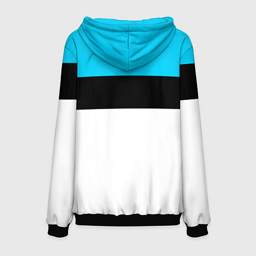 Мужская толстовка Россия / 3D-Черный – фото 2