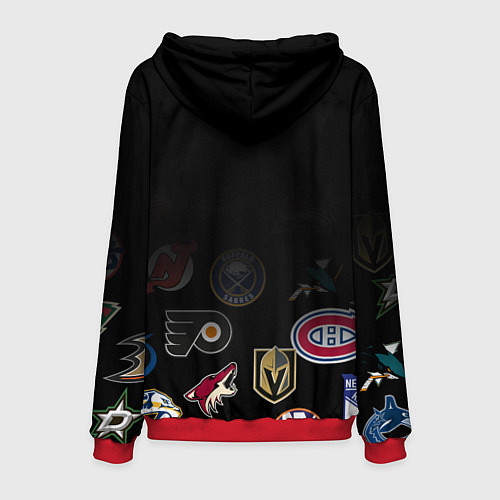Мужская толстовка NHL Los Angeles Kings / 3D-Красный – фото 2