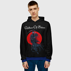 Толстовка-худи мужская Children of Bodom 19, цвет: 3D-синий — фото 2