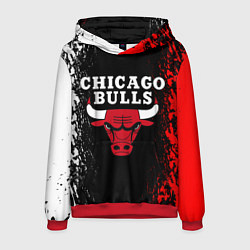 Толстовка-худи мужская CHICAGO BULLS, цвет: 3D-красный