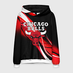 Толстовка-худи мужская CHICAGO BULLS, цвет: 3D-белый