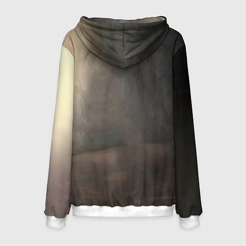 Мужская толстовка Милый во Франксе / 3D-Белый – фото 2